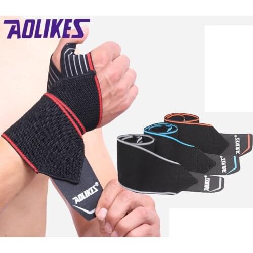 AOLIKES 1pc High elasticity Ultra-thin sports bandages/wristbands/strength training/weight lifting and most sport proctection