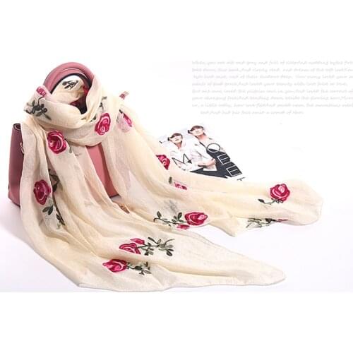 YLWHJJ brand scarf for women spring summer silk scarves shawls and wraps lady pashmina beach stoles hijab foulard