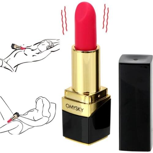 IKOKY G-spot Mini Lipstick Vibrator 10 Speed Clitoris Stimulator Sex Toys for Women Bullet Vibrating Magic Wand Nipple Massage