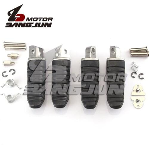 Motorcycle Durable Front and Rear Footrest Foot Peg Fits GSR400/600/750 GSX1300 SFV650 GSX1400