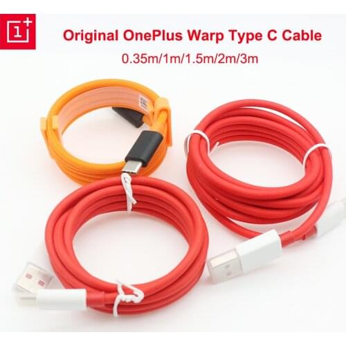 OnePlus 7 Pro Original Cable Warp Dash Chargeing Mclaren Warp Data Type C Cable 5V/6A Fast Charger for One Plus 7 6T 6 5 5T 3 3T