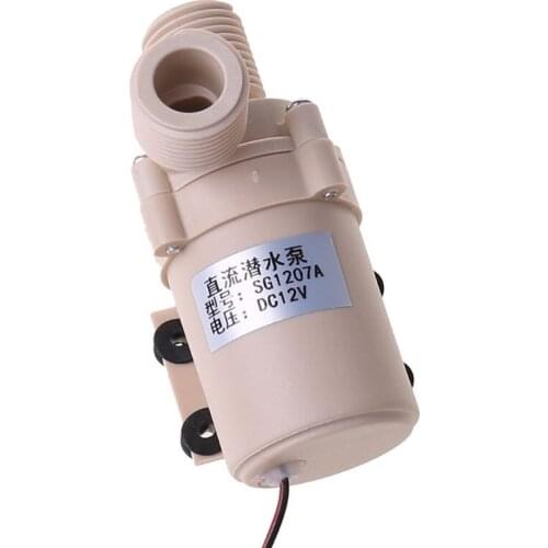 12V Solar Submersible Hot Water Pump Circulation 212° F Brushless Motor High Pressure