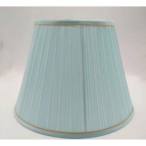 Modern Lamp shade for table lamp simpleTextile Fabrics lampshade Decorative E27 table lamp shade light blue bedroom lamp cover