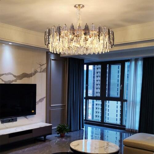 Modern Luxury Crystal Pendant Light For Home Decoration ,Led Pendant Lamps, Living Dining Room Indoor Decor Lighting Fixtures