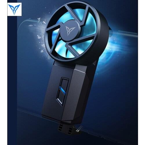 Newest Mobile Phone Cooler Fan Pro Heat Sink Cooling Fan RGB Backlight for IPhone XS MAX/XS/XR/8/7/6 Huawei Samsung Radiator