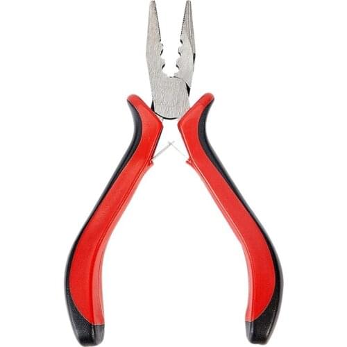 1 Pack 45 Steel Jewelry Bead Crimper Tools Crimping Press Plier for Jewelry Making Red