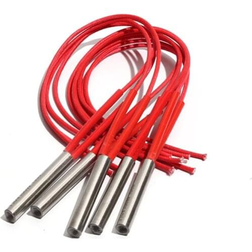 10PCS 10.5mm 50~60mm 201SUS Tubular Heating Pipe 110V/220V/380V Cartridge Heater Element 130W/140W/150W