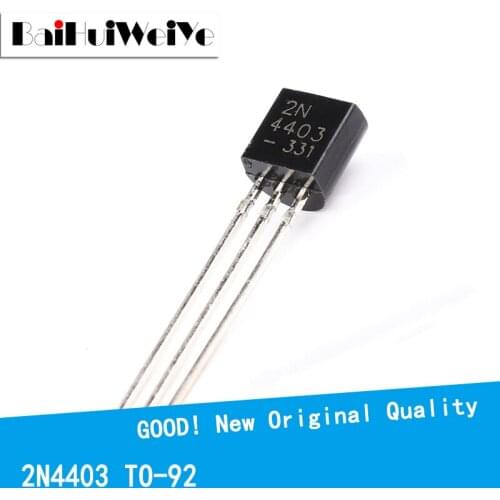 100PCS/LOTE 2N4403 TO-92 TO92 Triode Transistor 0.6A/40V NPN New Original Good Quality Chipset