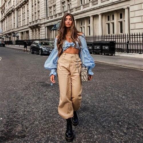 2021 Fashion Sweatpants Women Hip Hop Joggers Dance Pants Casual Baggy Long Pants Cargo Trousers Streetwear Harajuku