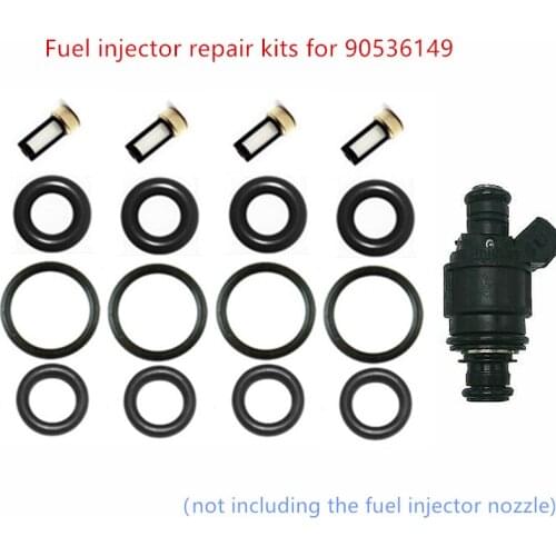Free Ship Wholesale 4sets Repair Kits For Fuel Injector 90536149 5WK93151 for Opel Astra H Caravan / GTC Opel Zafira 1.8 A/B