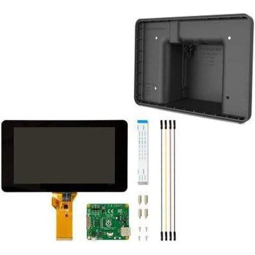 Official Raspberry Pi 7" Touchscreen with Pi 3 and 3+ Compatible Case