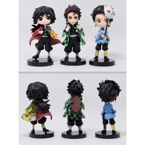 Anime Demon Slayer: Blade Q Version 3 Tanjirou Sakonji Tomioka Giyuu Figure Boxed Figure