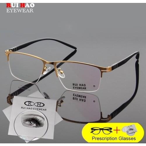 Customize Prescription Glasses Progressive Spectacles Single Vision Glasses CR39 Resin Lenses Fashion Optical Eyeglasses