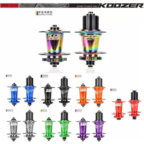 Koozer-rear hubs XM490 PRO mountain bike 4 bearings 9x100mm 10x135mm QR100 x 15x12x142mm 32 holes