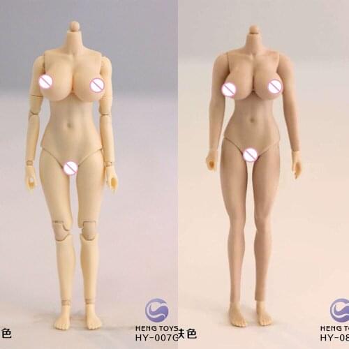 1/12 Scale Joint Female Body Half-encapsulated Body 6 Inches Suntan/Pale Skin Seamless Body