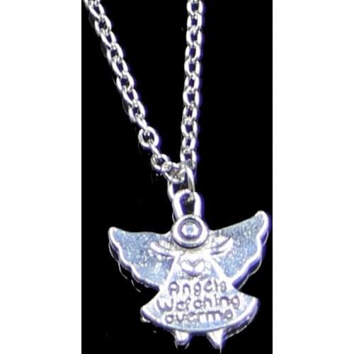 Fashion 20*19mm Guardian Angel Pendant Necklace Link Chain For Female Choker Necklace Creative Jewelry party Gift