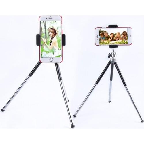 Mini Tripod For Gopro SJcam Xiaoyi Cameras Stand with Bluetooth Remote for 4-6inches Iphone Samsung Xiaomi Phones Shooting