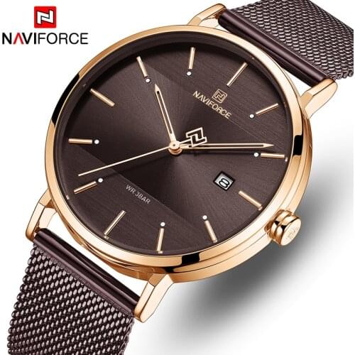 NAVIFORCE New Mens Watches Top Brand Fashion Sports Watch Men Simple Date Male Quartz Wristwatch Waterproof Relogio Masculino