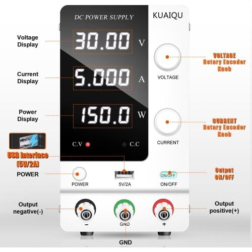Newest Precise Adjustment Power Supply Unit 30V 10A Voltage regulator 220 V / 110V LAB DC Switching Power Supply Ror Phone PC