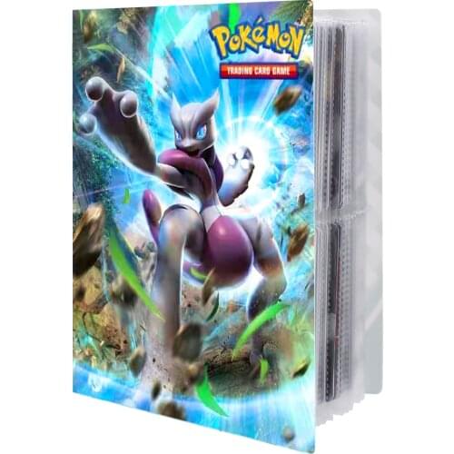Newest 240 Pokemon Card Album Book Collection Cartoon Anime Game Binder Top Loading Toys Childrens Gifts