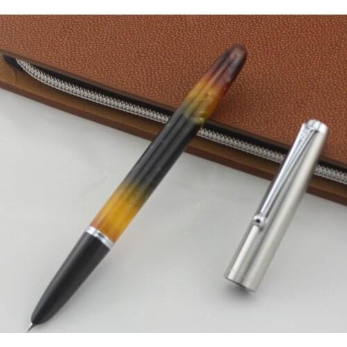 New Vintage Fountain Pen Ink Full metal Clip Gift School Supplies 0.5mm/0.8mm Office Supplies Accessories high Quality