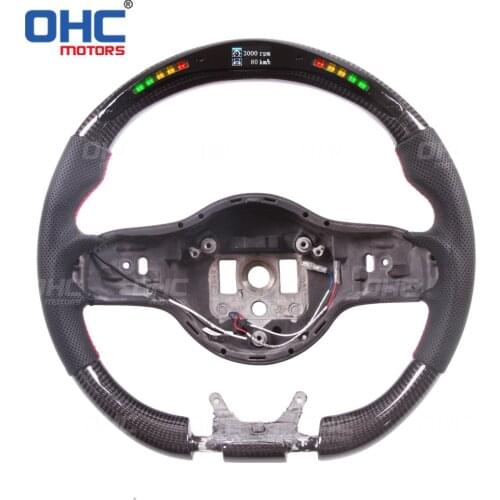 LED Steering Wheel compatible for C43 C63 E53 E63 S63 GT GT63 GT R GLC63 CLC43 GLE43 GLE63 G63 A45