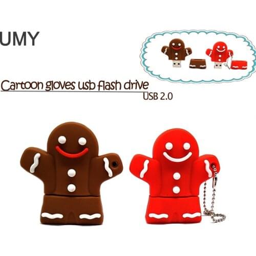 USB flash drive cartoon gloves pen drive 4GB 8GB 16GB 32GB 64GB cute memory stick u disk creative gift pendrive usb stick