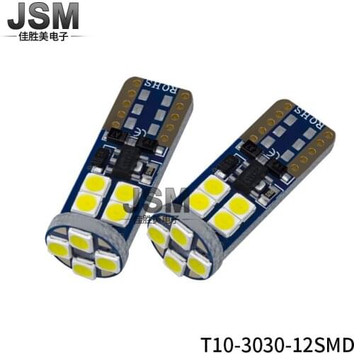 Foreign trade led bright decode T10 side lamp reading lamp indoor roof lamp 3030-12smd constant current refitting