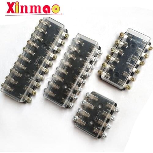 1PCS Motor vehicle circuit fuse block bx304 bx306 bx308| bx3010 automobile headlight fuse box| multiple seat