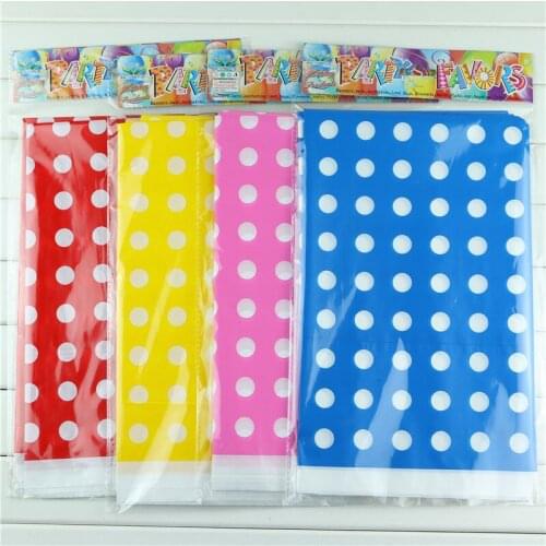 1Pcs Striped Polka Dot Chevron table cloth theme supplies Party Tablecloth Child Kids Birthday Party Decorations 108x180cm