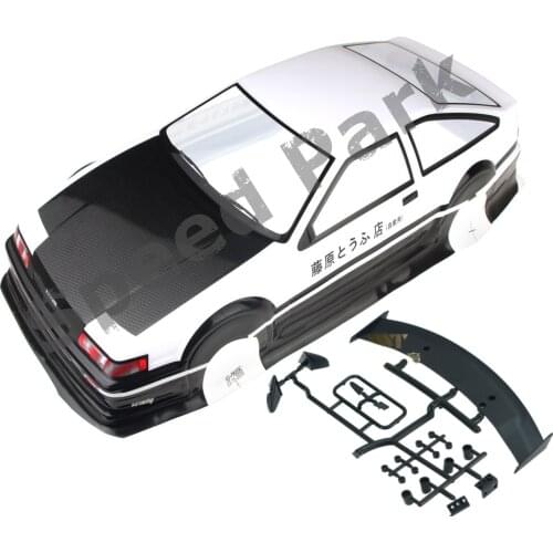 2pcs/lot AE86 GT APEX 1/10 1:10 PVC painted body 190MM wheelbase shell 1/10 RC hobby racing car for hsp hpi tamiya yokomo mst