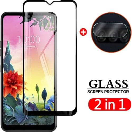 2 In 1 Back Camera Lens Film & Screen Protector Protective Tempered Glass For LG K50S K50 S 6.5"