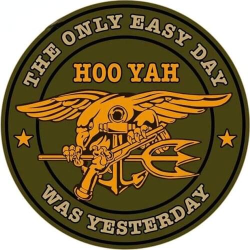 3D USA NAVY Seals Emblem Car Sticker Laptop Skateboard Luggage Decal Vinyl Waterproof Sunscreen Scratch-Proof Graphics Kk13*13cm