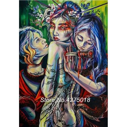 5D DIY Diamond Embroidery Full Display Diamond Painting Square/Round Mosaic Rhinestones Home Decor Abstract woman girl YG626