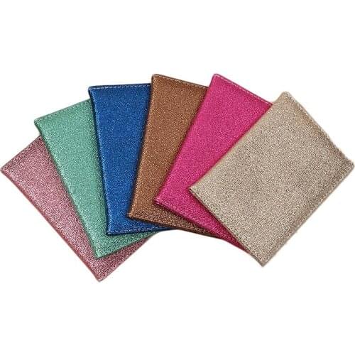 40PCS / LOT Shiny Travel Passport Cover Eco-friendly Material Passport Holder Documents Protective Cover Case