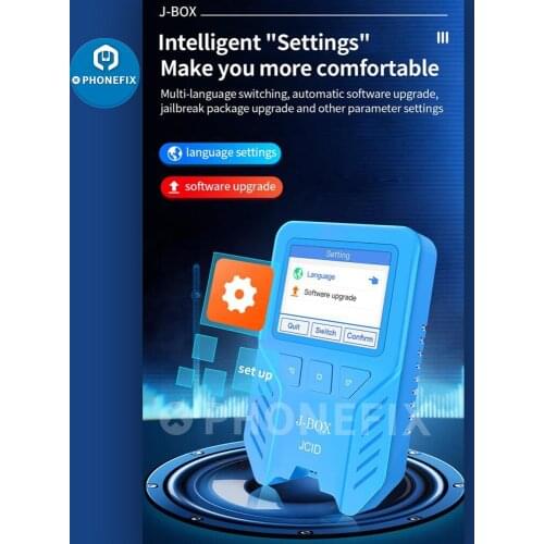 Jc J-BOX Jail Break Box for bypass ID Password On IOS Device PC Free/Query Wi-fi for 11p Truetone Repair without Original Screen