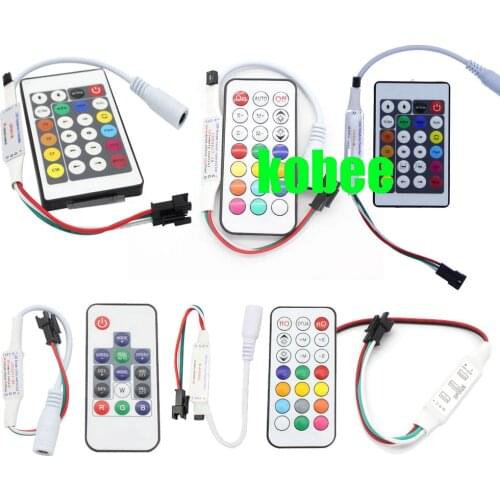 DC5V/24V LED IR RF Remote Controller for WS2811 WS2812 WS2812B LED Strip Light