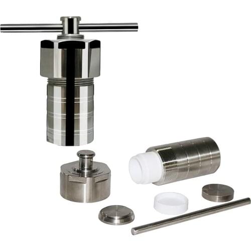 Lab Lined Hydrothermal Synthesis Reactor with Stainless Steel Shel