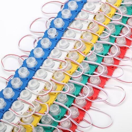 100pcs LED injection module 36x24mm single lamp side module 1.5W high power waterproof module advertising sign channel light box