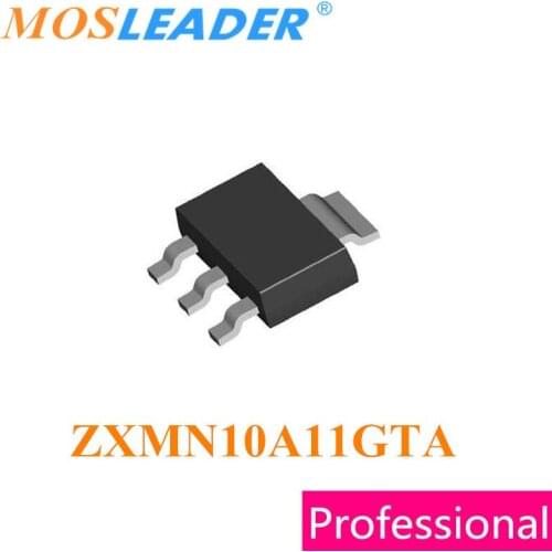 Mosleader ZXMN10A11GTA SOT223 100PCS 1000PCS 100V 2.4A N-Channel Made in China High quality