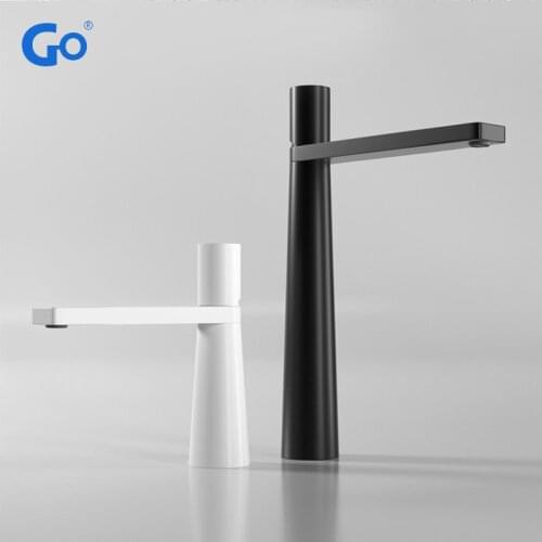 New arrival Bathroom Single Lever Sink Faucet Crane Brass Matte Black Sink Faucet Hot and Cold Water Tap
