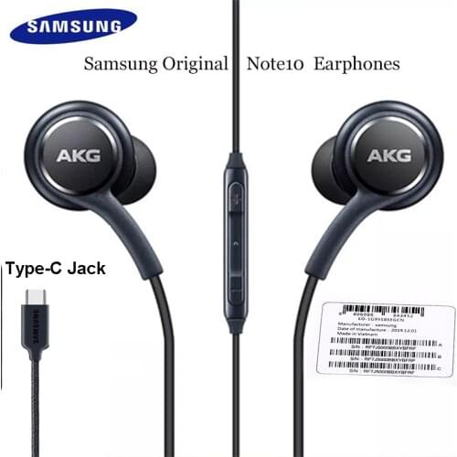 Original Samsung AKG DAC USB TYPE C Earphone Digital HIFI Earbuds With Mic/Remote Control For Galaxy S21 S20 Note10 Pro A8S A80