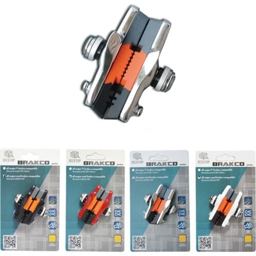 Folding Bicycle Road Bike C Clamp Brake Pad Wear-resistant And Silent Fit Brompton C Caliper Brake Shoe Efficient Clip