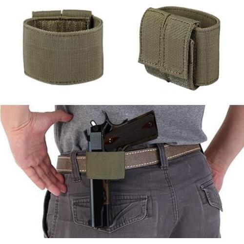 Tactical Mini Portable Simple Pistol Glock Gun Holster Belt Molle Conceal Holster Nylon For All Handgun IWB G2C Makarov Holster