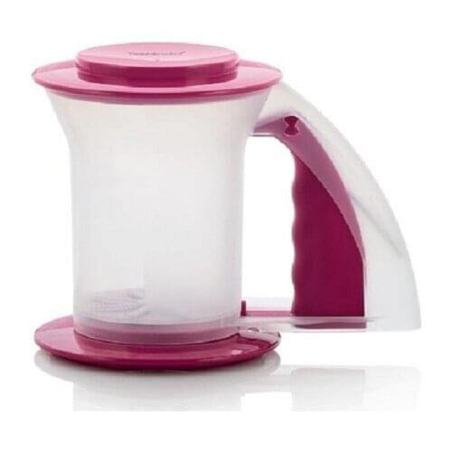 Tupperware Baking Rucki-Zucki D26 Powdered sugar mill Red transparent Zuckerfee Puderzucki flour baking, Blackberry, Kakao Baking