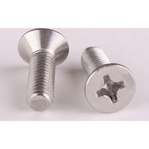 50PCS 304 stainless steel countersunk head Phillips screws / Phillips flat head screw M2 * 14 GB819
