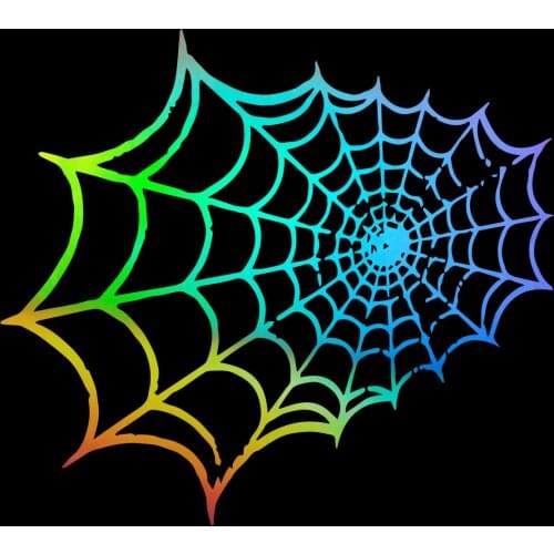 Spider Web Funny JDM Car Sticker Vinyl Truck Laptop Window Bumper Van Decal