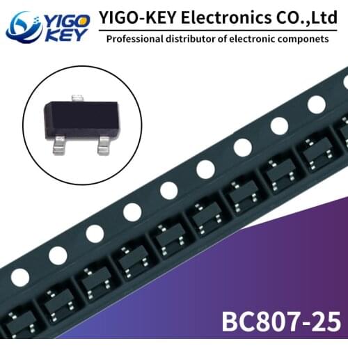 100PCS BC807-25 SOT23 807-25 SOT BC80725 SOT-23 SMD 5B New Transistor