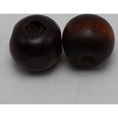 200 Brown 10mm Round Wood Beads~Wooden