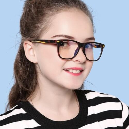 2020 New fashion blue light Blocking glasses protection Eyes for children Kids flat glasses Men /Women TR90 computer goggles